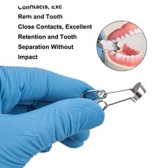 36pcs Dental Sectional Contoured Matrices No.1.330, 35μm Hard, with Spring Clip