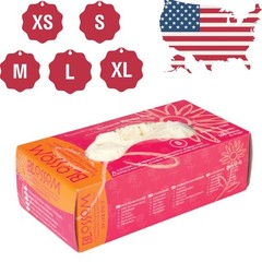 Latex Gloves Powder-Free Textured Non-Sterile Extra Small w/ options