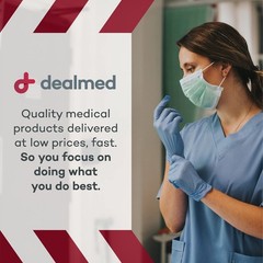 Dealmed Disposable Nitrile Exam Gloves, X-Small (200/Box)