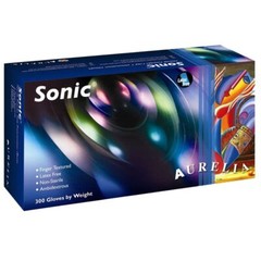 Aurelia Sonic 100 Nitrile Exam Gloves Large, Powder Free, Indigo Blue, 1000/Cs