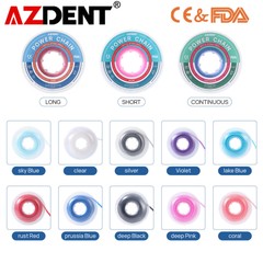 Dental Orthodontic Elastic Rubber Power Chain Braces Bands Short/Long/Continue