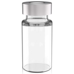 1000PCS 10ml Sample Vials Aluminum Caps 20mm Crimp Top Clear Glass Bottle HPLC