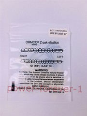 1000Pcs ORMCO Zoo Pack Dental Orthodontic Elastics 3.5OZ 1/8″ Chipmunk Bands