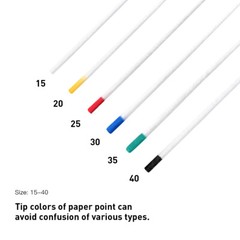 Dental Absorbent Paper Points/Gutta Percha Points Taper 0.02/0.04/0.06 15-40#