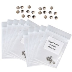 AZDENT 1-100Bag Dental Orthodontic Bondable Lingual Buttons Round Base 10pc/bag