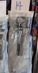 Miltex 07-91 Dental Aspirating Syringe 1.8cc Cook-Waite Metal Wings Used