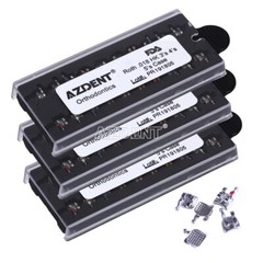 AZDENT Dental Orthodontic Monoblock MIM Bracket Braces Mini Roth/ MBT 018/ 022