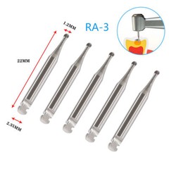 1-10Box Dental Round Carbide Bur for Slow Speed Latch Type Handpiece RA 1-8 Burs