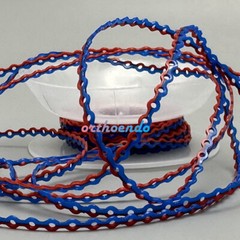 1 Roll Double Color Elastolink Elastic Power Chains (Ultra) Long Short 10 Sizes
