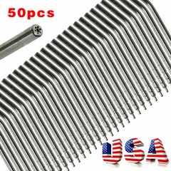 Dental Air/Water Syringe Tips Metal type 50 pieces