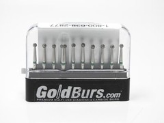 Goldburs 001-016C (801) pack of 10 Multi use Gold Burs