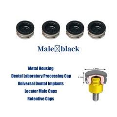 Locator Abutment Replacement Male Retention Inserts Cap Overdenture Inserts PEEK