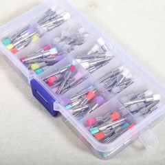 200-2000*Dental White &Color Nylon Latch Flat Polishing Polisher Prophy Brush DL