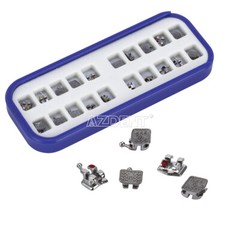 10 Boxes Dental Bracket Monoblock Orthodontic MIM Mini Roth.022 345 Hooks AZDENT
