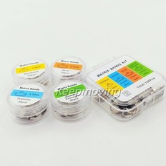50 Pcs Dental Matrix Band 3D Hole Protrusions Contoured Matrices 3.5mm-6.5mm