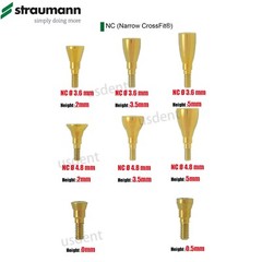 USA Stock! Straumann Healing Abutments & Caps NC/RC Cover Screws Ø3.6-6.5mm BLT
