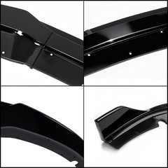 4PCS Front Bumper Lip Splitter 15-23 Dodge Charger SRT Hellcat Scat Pack Black