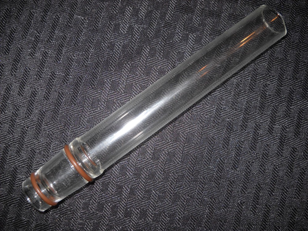 Unbranded Lab Glass 22mm x 130mm Length Tube Adapter, 24/40 Inner O-Ring