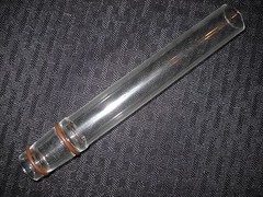 Unbranded Lab Glass 22mm x 130mm Length Tube Adapter, 24/40 Inner O-Ring