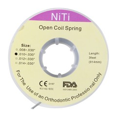 1 Roll Dental Orthodontic Niti Open Coil Spring Spool Dia.010 *030 ” inch 914mm