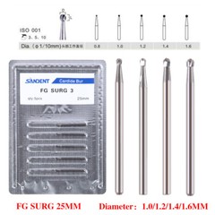 Dental Surgical Round Tungsten Carbide Bur 19mm/25mm For High Speed Handpiece XL