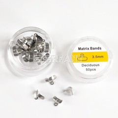 ETERFANT Dental 3.5-6.5mm Matrix Bands Ring Sectional Matrice Clamp 50PCs/100PCs