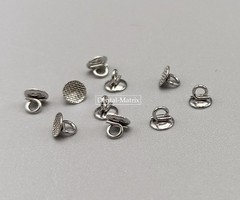 10pc/Pack Orthodontic Dental Direct Bond Eyelet Round Mesh Base Lingual Buttons