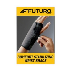 FUTURO 10770EN Adjustable Reversible Splint Wrist Brace – Black New