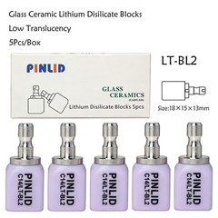 US C14 Emax Dental Glass Ceramic LT Lithium Dislicate CAD/CAM Cerec Blocks 5PCS