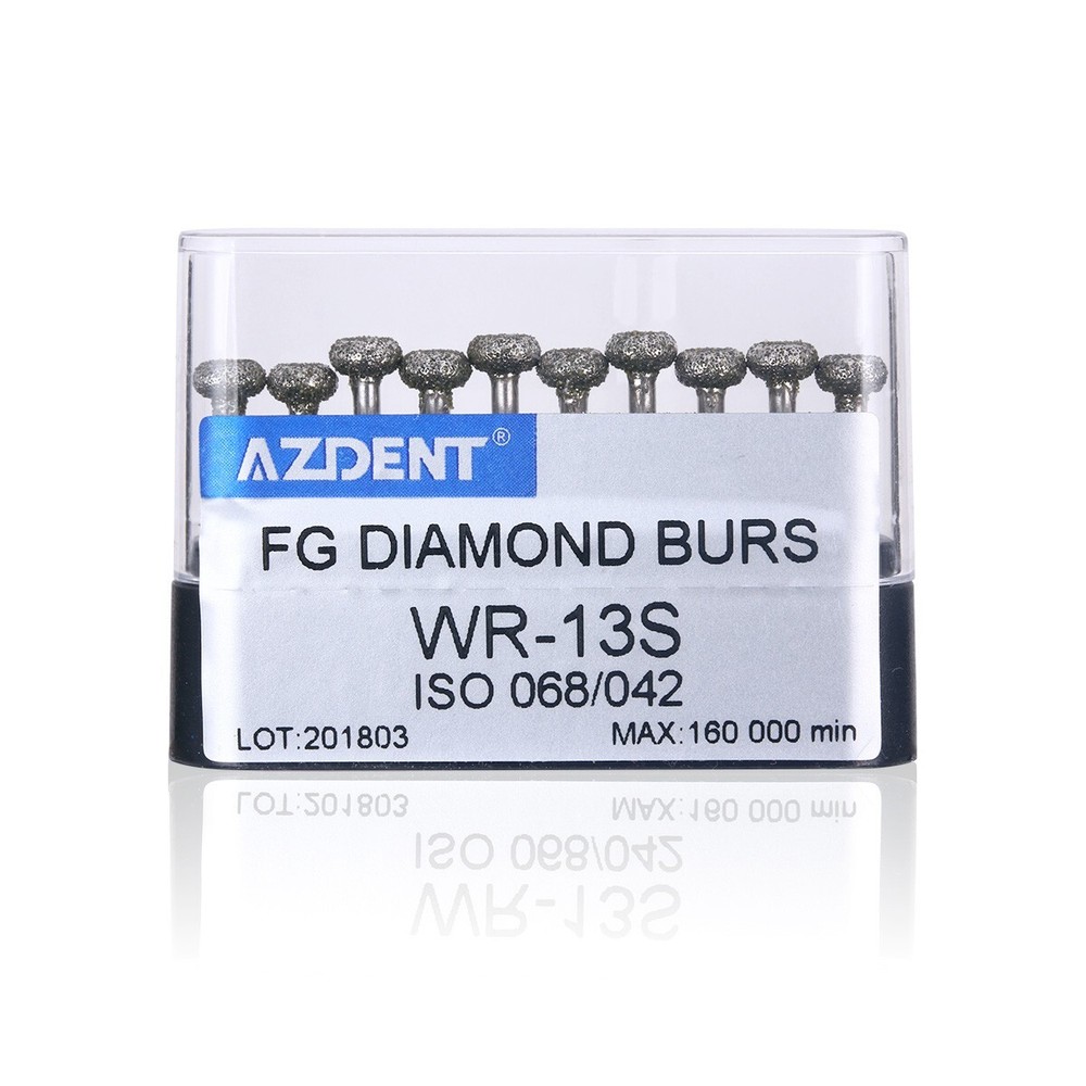 AZDENT Dental Super Coarse FG Diamond Burs fit for High Speed Handpiece