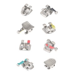 20pcs/pack Metal Dental Orthodontic Brackets Braces Mini-MBT/Roth.022 Hook 3 4 5