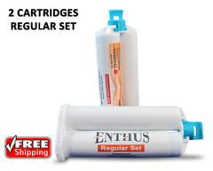 Enthus VPS PVS BITE REGISTRATION Material REGULAR Set 2 X 50ml Cartridges