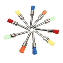 Dental Nylon Material Closure Flat Polishing Prophylaxis Brushes Latch RA-100PCS