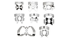 2 Ivory Rubber Dam Clamps W8A WIINGLESS by Kulzer 2 units Open Box