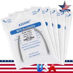 AZDENT Dental Orthodontic Super Elastic NITI Arch Wire Round Ovoid/Nature Form