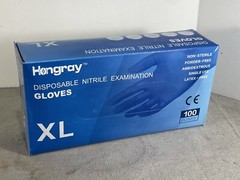 Hongray Nitrile Gloves Box 100 Examine Gloves Tattoo Gloves Mechanic Gloves