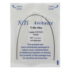 Dental TMA Molybdenum Beta Titanium Ti-Mo Alloy Arch Wire Rectangular/Round