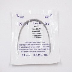 10 Pcs Dental Orthodontic Super Elastic Niti Arch Wire Round 012-020 Upper Lower
