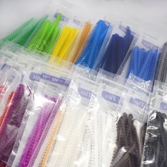1000Pcs/Pack Dental Orthodontic Elastics Rubber Bands Ligature Ties 48 Colors