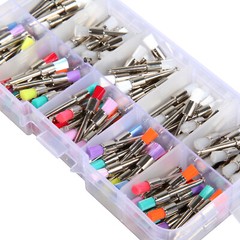 200Pcs Dental Nylon Materials Closure Flat Polishing Prophylaxis Brushes