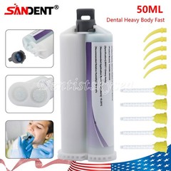 Heavy Body Fast Rapid Set Dental Impression Material 50mL Cartridge VPS PVS