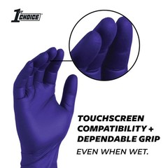 Indigo Nitrile Gloves XL 1000 Count Disposable Powder Free Cleaning Supplies