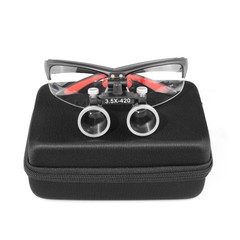 Dental Medical 3.5X Binocular Loupes Lightweight Magnifier DY-117 Black US STOCK