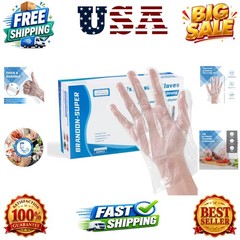 Food Prep Gloves Plastic Food Safe Gloves, Food Handling, One Size Fits Most …