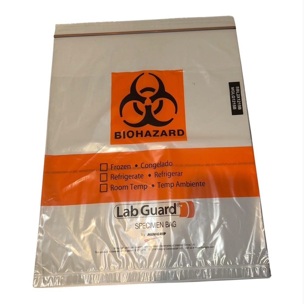 Minigrip™ Lab Guard™ Specimen Bags ( 15 X 12 IN.)200 pieces