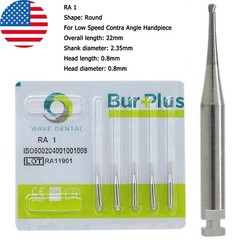 Wave Dental Carbide Burs Latch Round RA 2 4 5 6 8 702 For Low Speed Contra Angle