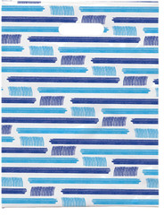 Dental Brush Strokes Print Patient Bags 8″ x 10″ Pack of 100 Dental Giveaway Bag