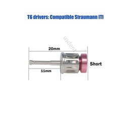 Dental NC Closure Screw Healing Cap Abutment Fits Straumann ITI Screwdriver