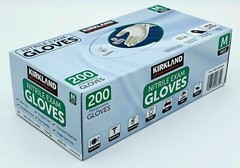 Kirkland Signature NITRILE exam gloves Medium Powder Free 200 Ct Size M