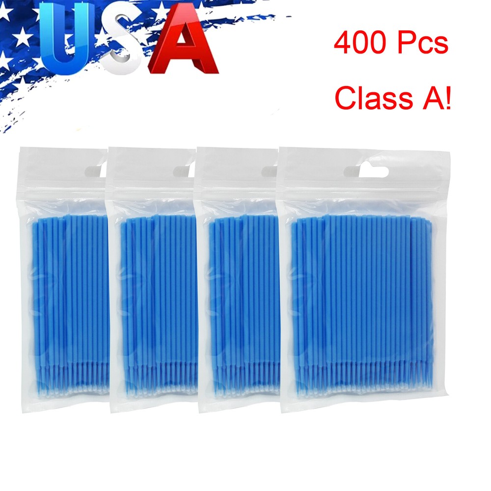 400 Microbrush Micro Brush Applicator Tips (Regular, Fine, Super Fine) Dental